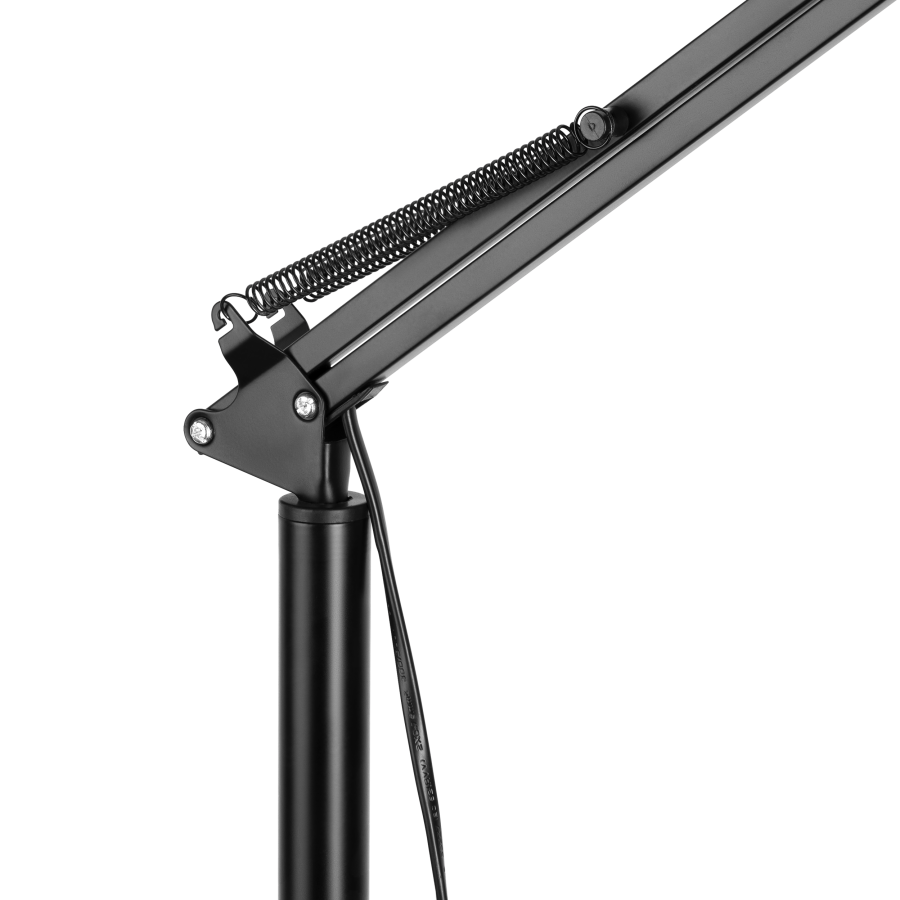 LUWES II, floor lamp, E27, max. 18W, 182 cm, black