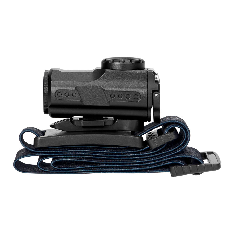 Latarka czołowa LED 10W, 800lm, 900mAh, ruchoma głowica z klipsem