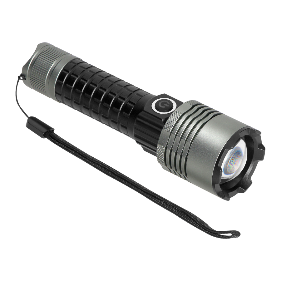 Latarka LED 20W, 1000lm, 2000mAh, funkcja zoom