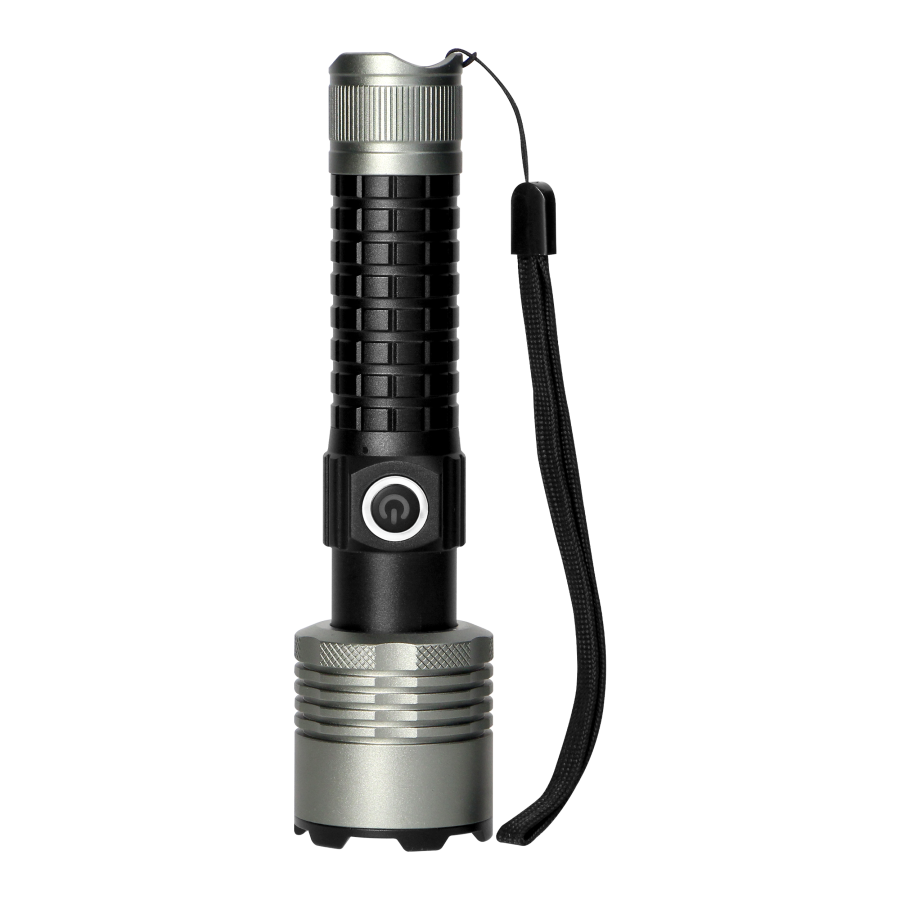 LED flashlight 20W, 1000lm, 2000mAh, zoom function