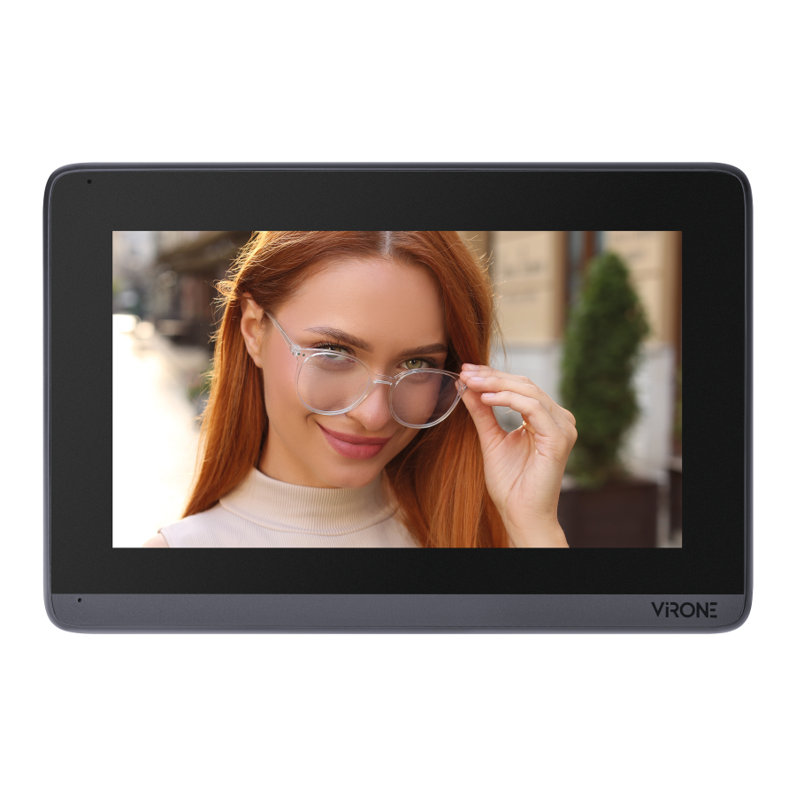 SINNI, zestaw wideodomofonowy jednorodzinny, bezprzewodowy, 420m, 7", Wi-Fi, ekran dotykowy, Full HD