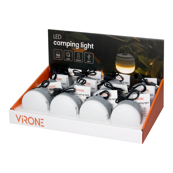 LED camping light, 150 lm, 500 mAh, 3000 K