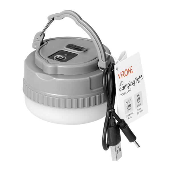 LED camping light, 150 lm, 500 mAh, 3000 K