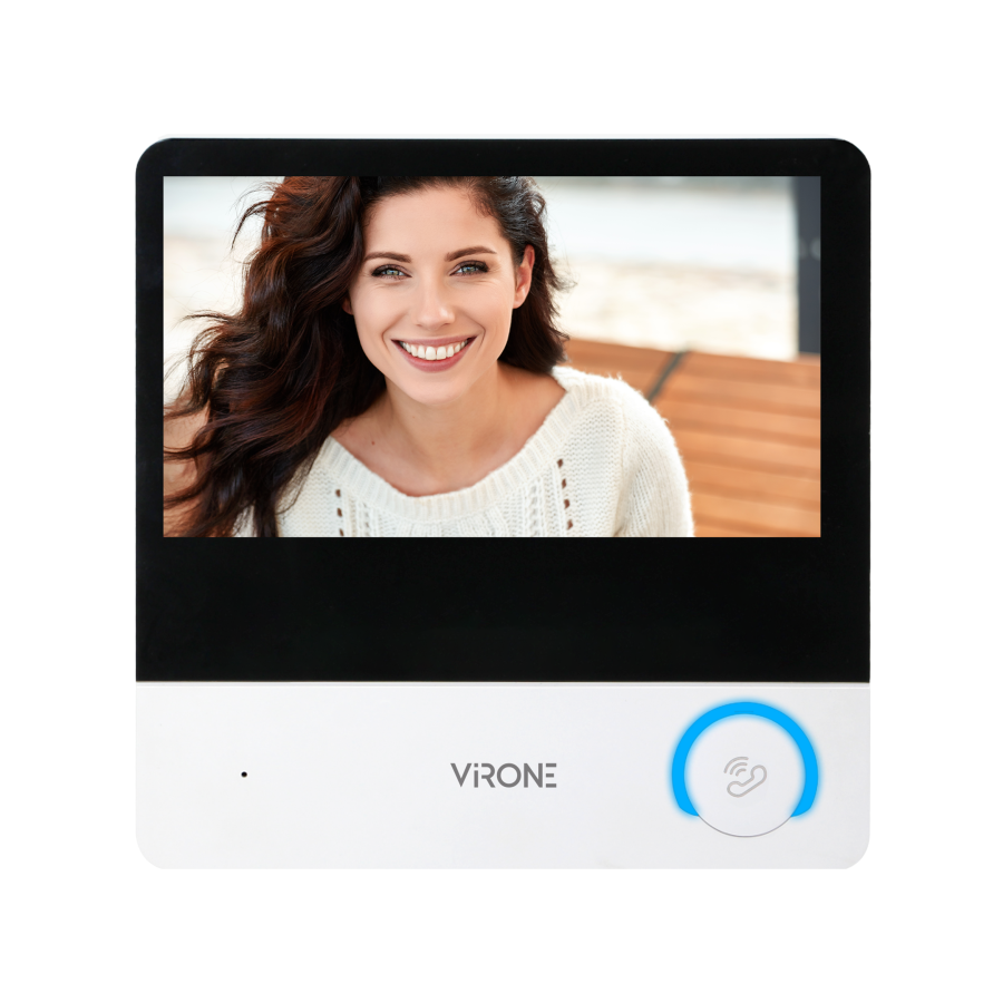 AVONI MULTI two-family video doorphone set, 4-wire, 7", dual-band Wi-Fi, touch screen, 2K, RFID