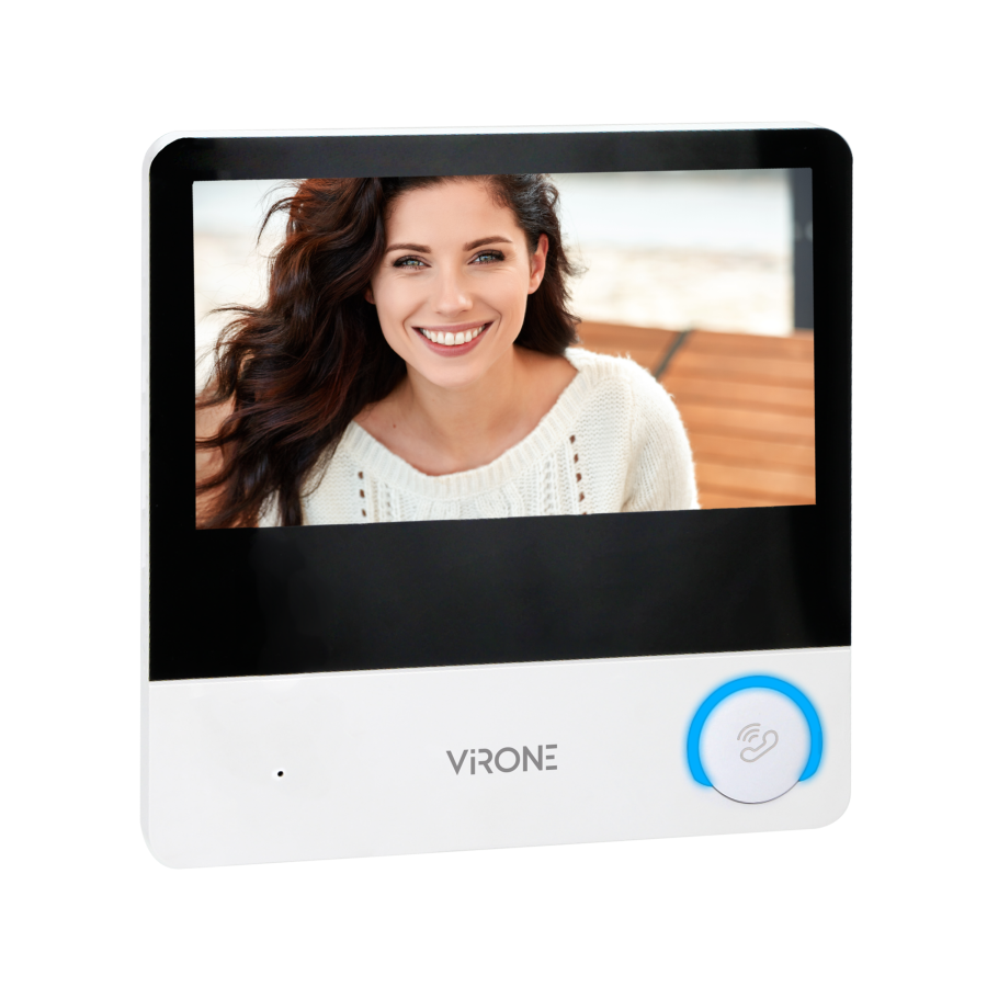 AVONI MULTI two-family video doorphone set, 4-wire, 7", dual-band Wi-Fi, touch screen, 2K, RFID