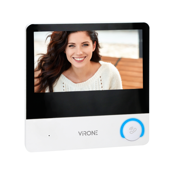 AVONI MULTI two-family video doorphone set, 4-wire, 7", dual-band Wi-Fi, touch screen, 2K, RFID