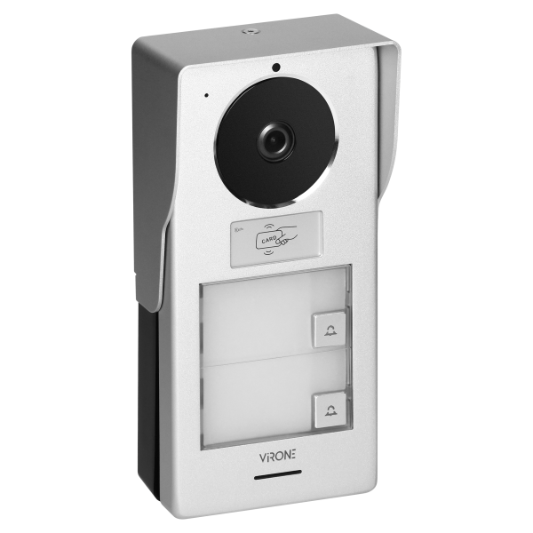 AVONI MULTI, zestaw wideodomofonowy dwurodzinny 4-żyłowy, 7", Wi-Fi dual band, ekran dotykowy, 2K, RFID