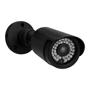 CCTV dummy security camera, battery-powered, black