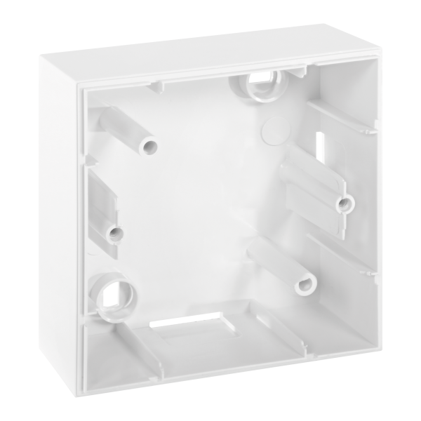 Single surface-mounted juction box MALTA, PWN-15/16, white