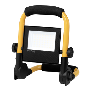 REGULUS LED work floodlight on tripod, 30 W, 2400 lm, IP65, 4000 K, foldable