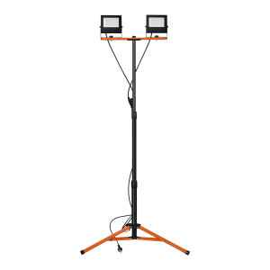 NIVALIS LED set of 2x 30 W floodlights with tripod and cable
