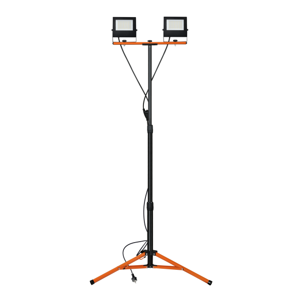 NIVALIS LED set of 2x 30 W floodlights with tripod and cable