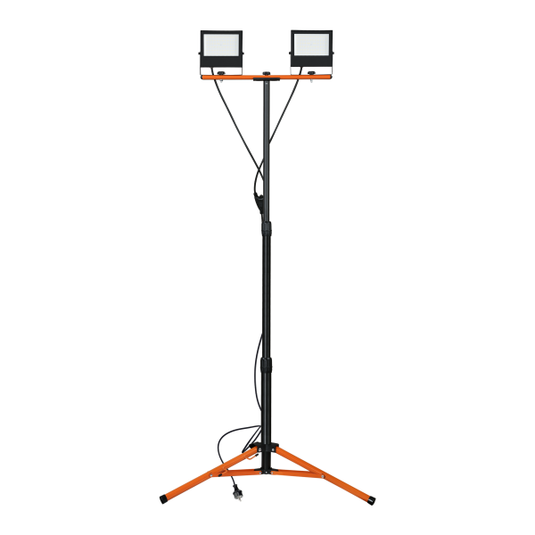 NIVALIS LED set of 2x 50 W floodlights with tripod and cable