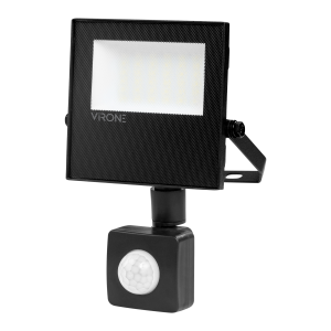 NIVALIS LED floodlight with PIR motion sensor 20 W, 1600 lm, IP44, 4000 K