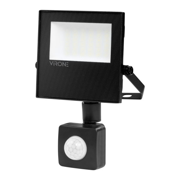 NIVALIS LED floodlight with PIR motion sensor 20 W, 1600 lm, IP44, 4000 K