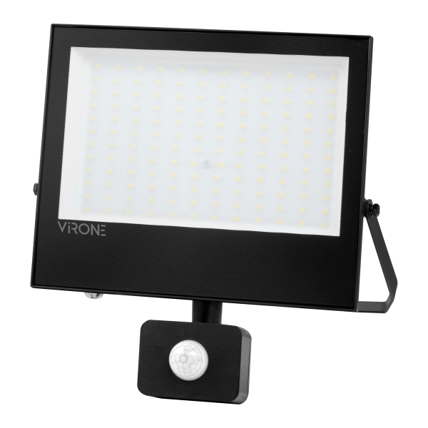 NIVALIS LED floodlight with PIR motion sensor 100 W, 8000 lm, IP44, 4000 K