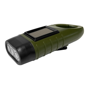 Latarka LED z korbką i panelem solarnym, 50 lm, IP42, 6000 K, 40 mAh