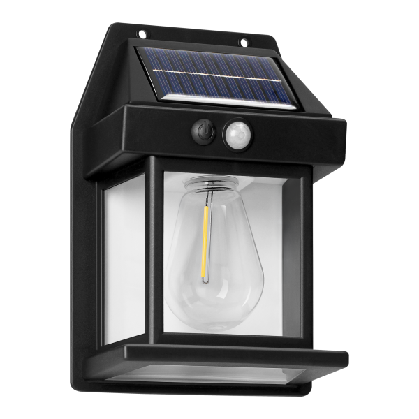 TORO LED Solar wall lamp with motion sensor, 100 lm, IP42, 3000 K, 800 mAh