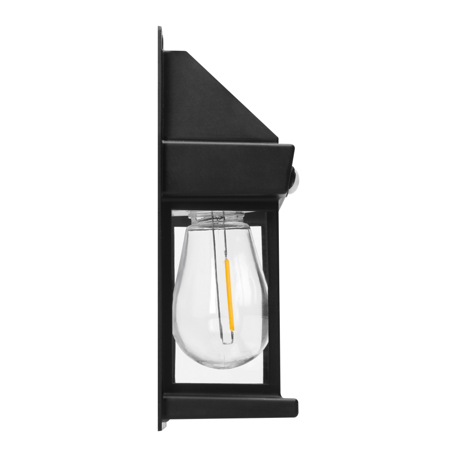 TORO LED Solar wall lamp with motion sensor, 100 lm, IP42, 3000 K, 800 mAh