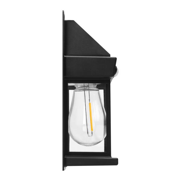 TORO LED Solar wall lamp with motion sensor, 100 lm, IP42, 3000 K, 800 mAh