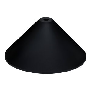 Podsufitka do lampy wiszącej, stożek, czarna