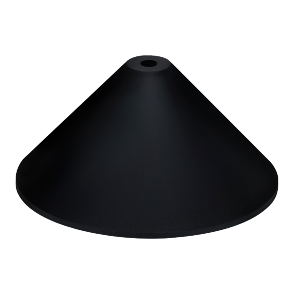 Podsufitka do lampy wiszącej, stożek, czarna