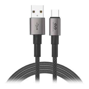 Kabel USB-A - USB-C Miccell VQ-D34, 2,4A, 1,2m, czarny