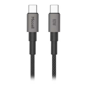 USB-C to USB-C cable Miccell VQ-D34, 60W, 1.2m, black