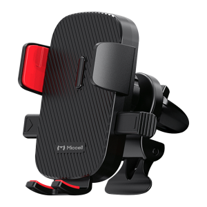Car holder Miccell VQ-CH10, air vent, clamp-on, black