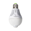 Light bulbs with motion sensors